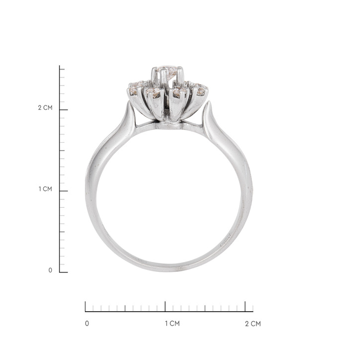 Кольцо из золота 585 пробы c бриллиантами, Л 3606 6933 за 59000