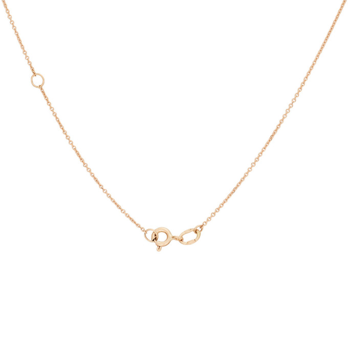 Колье из золота 585 пробы c изумрудом и бриллиантами, Л 2812 2355 за 30320