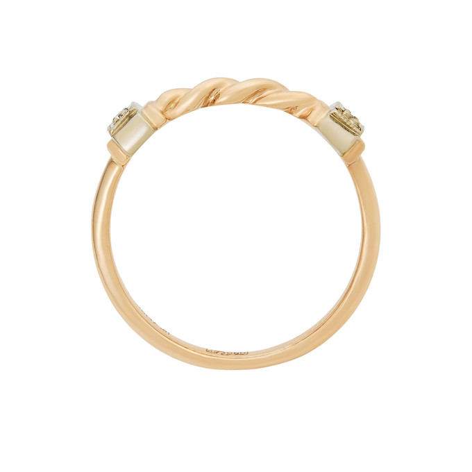 Кольцо из золота 585 пробы c бриллиантами, Л 0514 9293 за 35200