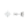 Серьга из золота 585 пробы с бриллиантами