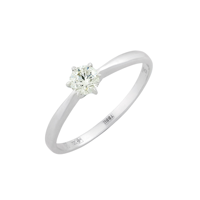 Кольцо из золота 585 пробы c бриллиантом, Л 2812 2255 за 31120