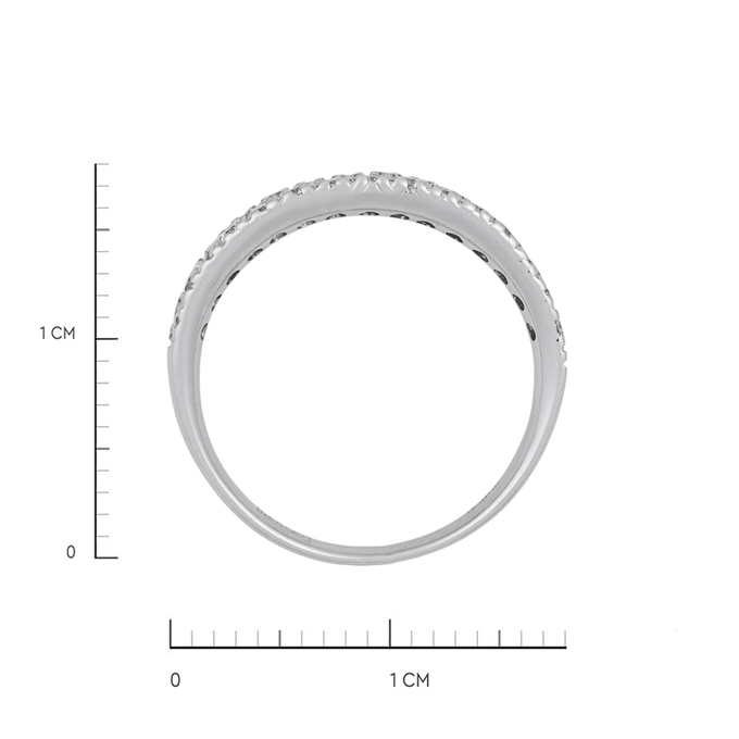 Кольцо из золота 585 пробы c бриллиантами, Л 2811 9635 за 30400