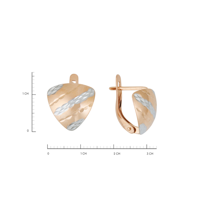 Серьги из золота 585 пробы