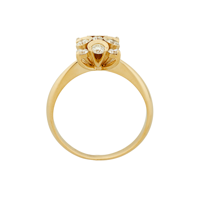 Кольцо из золота 585 пробы c бриллиантами, Л 4807 8781 за 65000