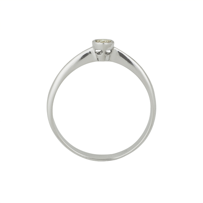 Кольцо из золота 585 пробы c бриллиантом, Л 6301 8522 за 19120