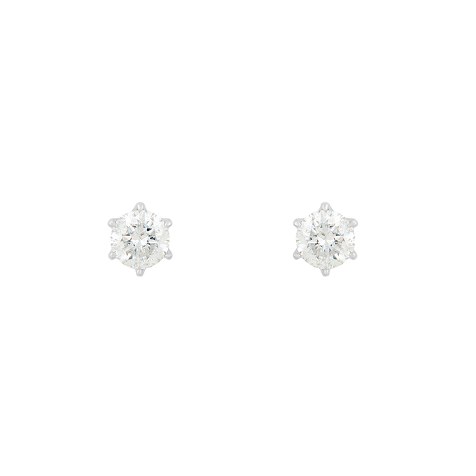 Серьги из золота 585 пробы c бриллиантами