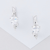 Серьги из золота 585 пробы c фианитами