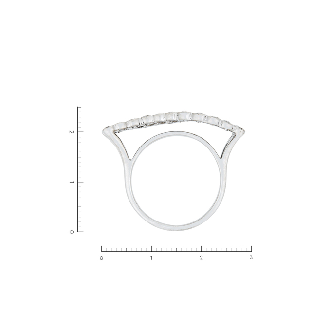 Кольцо из золота 750 пробы c 22 бриллиантами, Л 6002 1554 за 87500