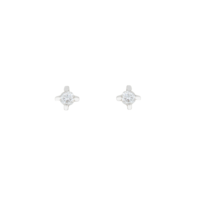 Серьги из золота 585 пробы c бриллиантами, К 0000 3233 за 38400