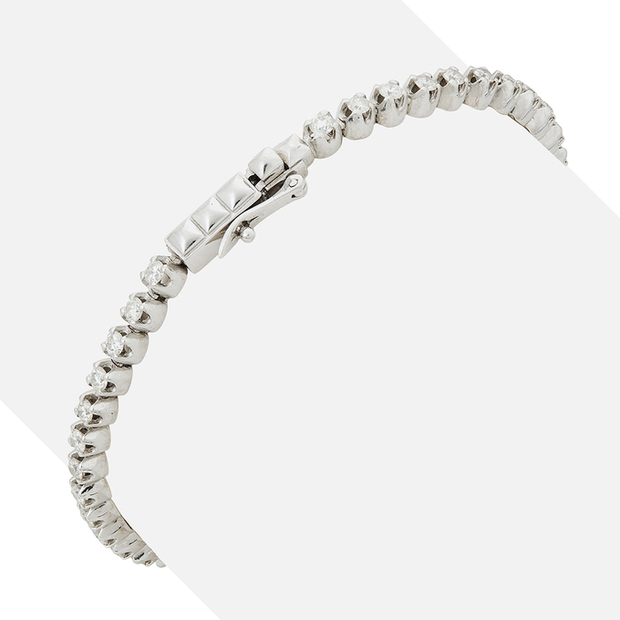 Браслет из золота 585 пробы c бриллиантами, Л 2415 1196 за 171000