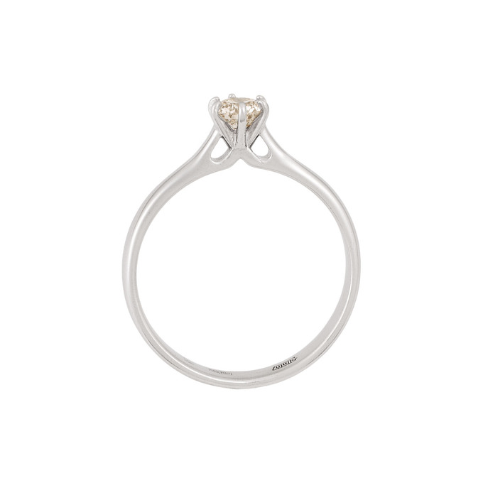 Кольцо из золота 585 пробы c бриллиантом, Л 7502 9947 за 45600