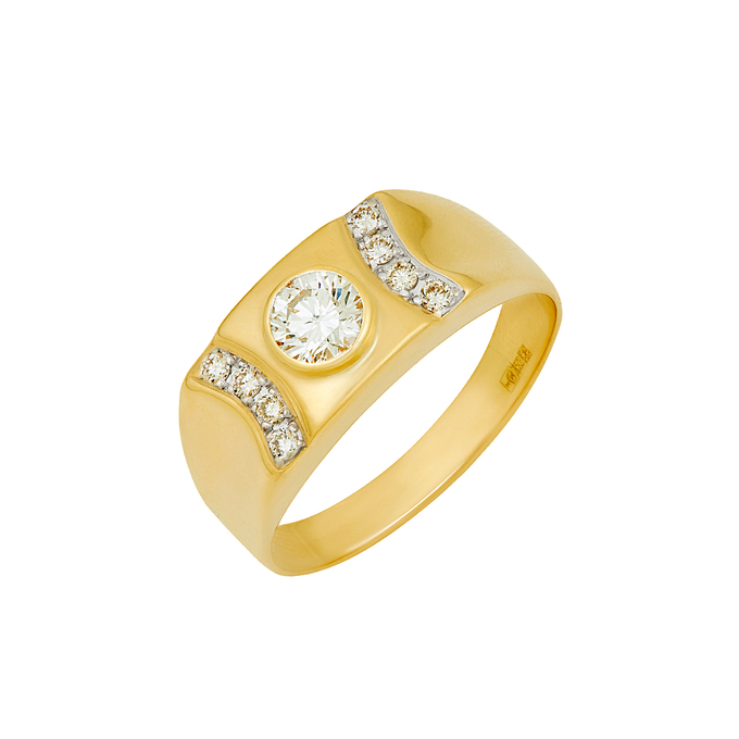 Кольцо из золота 750 пробы c бриллиантами, Л 2809 7531 за 283430