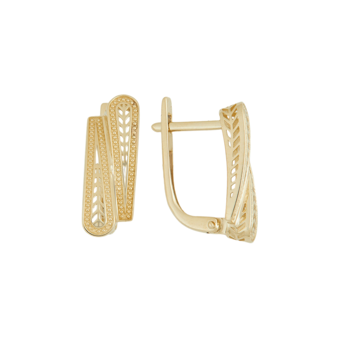 Серьги из золота 585 пробы