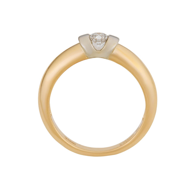 Кольцо из золота 585 пробы c бриллиантом, Л 3911 4231 за 56600