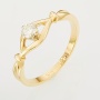 Кольцо из желтого золота 750 пробы c 1 бриллиантом Л52054581 фото 1