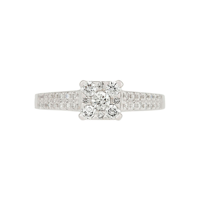 Кольцо из золота 585 пробы c бриллиантами, Л 7503 0063 за 44700