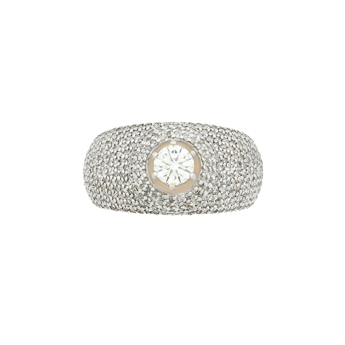 Кольцо из золота 750 пробы c бриллиантами, Л 2809 7532 за 279000