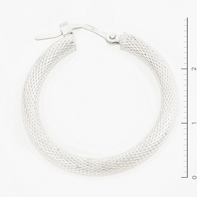 Серьги из белого золота 585 пробы