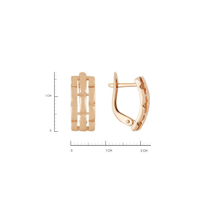 Серьги из золота 585 пробы, Л 5804 8112 за 25360