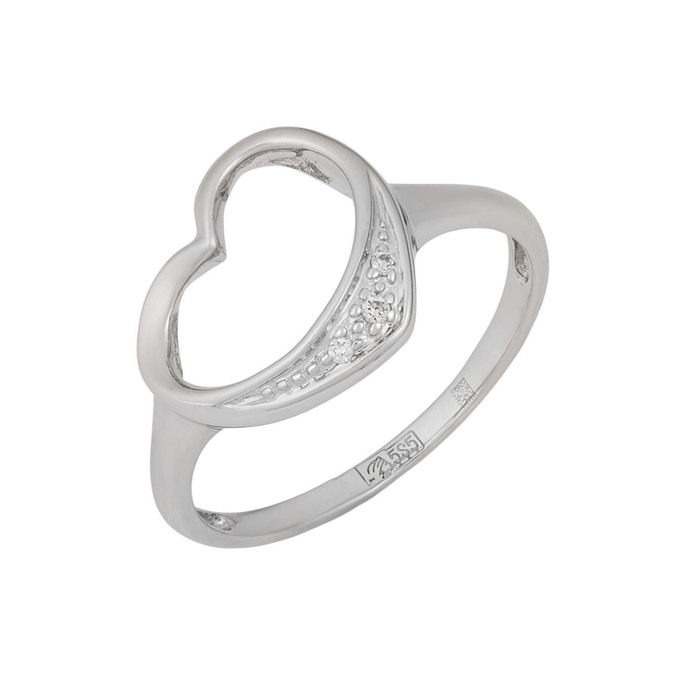 Кольцо из золота 585 пробы c бриллиантами