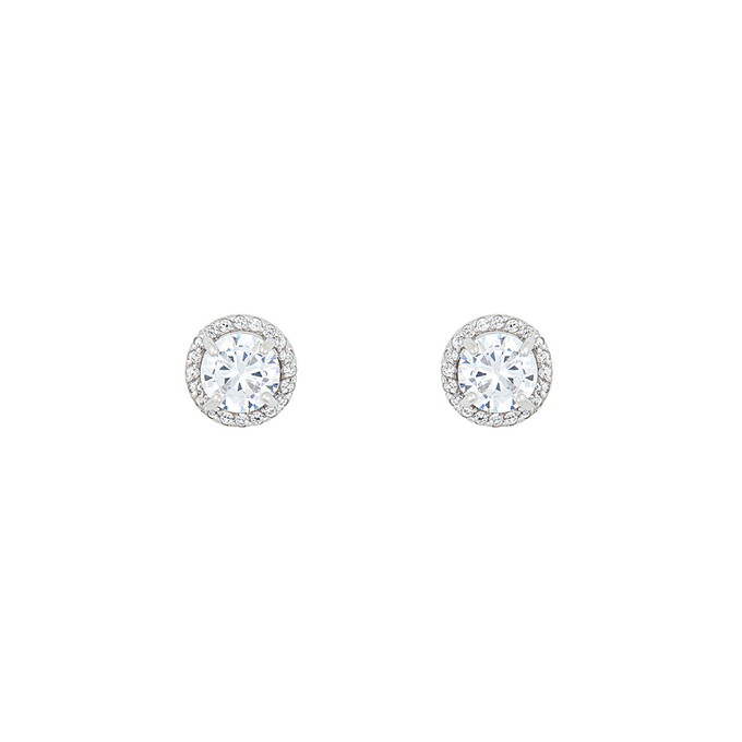 Серьги из золота 585 пробы c 42 фианитами, К 0000 2414 за 18800