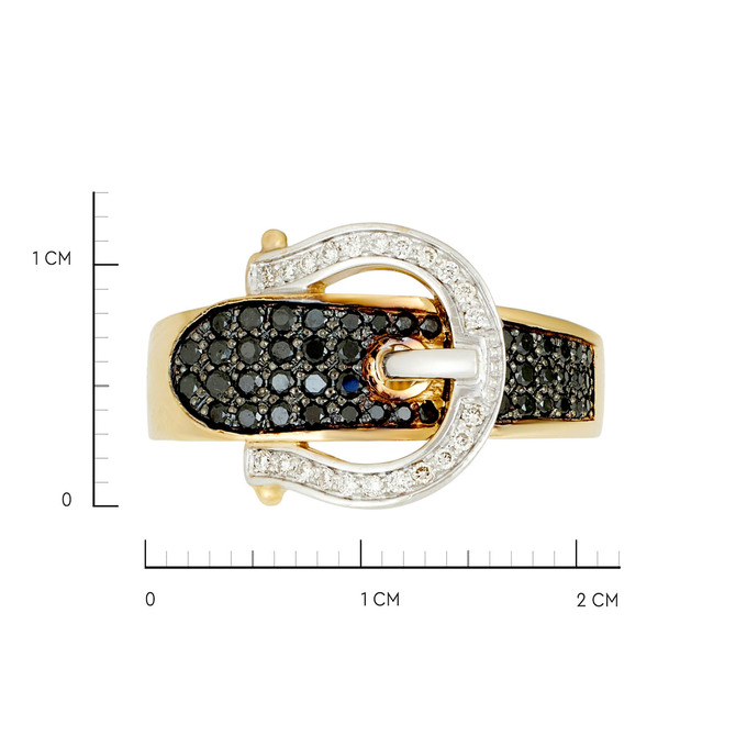 Кольцо из золота 585 пробы с бриллиантами, Л 0808 7442 за 45500