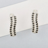 Серьги из золота 585 пробы c фианитами