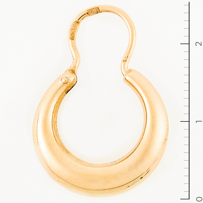 Серьги из красного золота 583 пробы