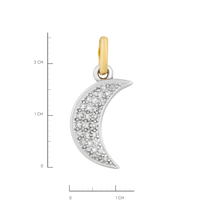 Подвеска из золота 750 пробы c бриллиантами, Л 2913 2070 за 31050