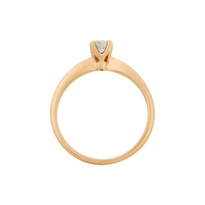 Кольцо из золота 585 пробы c бриллиантом, Л 2811 8617 за 33500