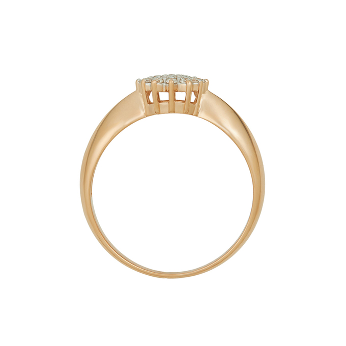 Кольцо из золота 585 пробы c бриллиантами, Л 2213 0732 за 39200