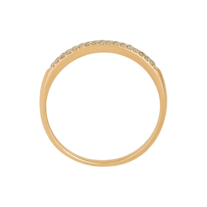 Кольцо из золота 585 пробы c бриллиантами