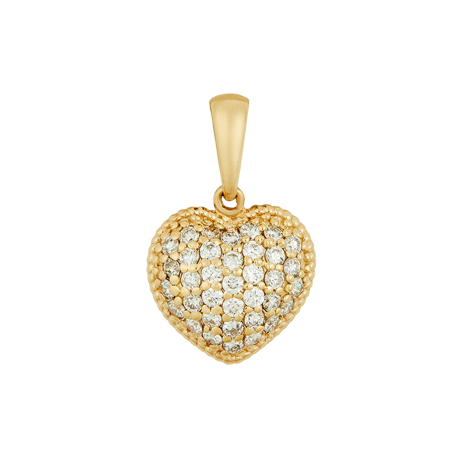 Подвеска из золота 585 пробы c бриллиантами, Л 2811 5377 за 44720