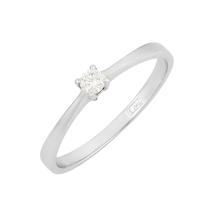 Кольцо из золота 585 пробы c бриллиантом, Л 2812 4307 за 21200