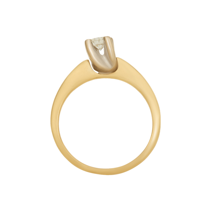 Кольцо из золота 750 пробы c бриллиантом, Л 2811 8432 за 60800