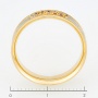 Кольцо из комбинированного золота 585 пробы c 5 бриллиантами Л08068178 фото 4
