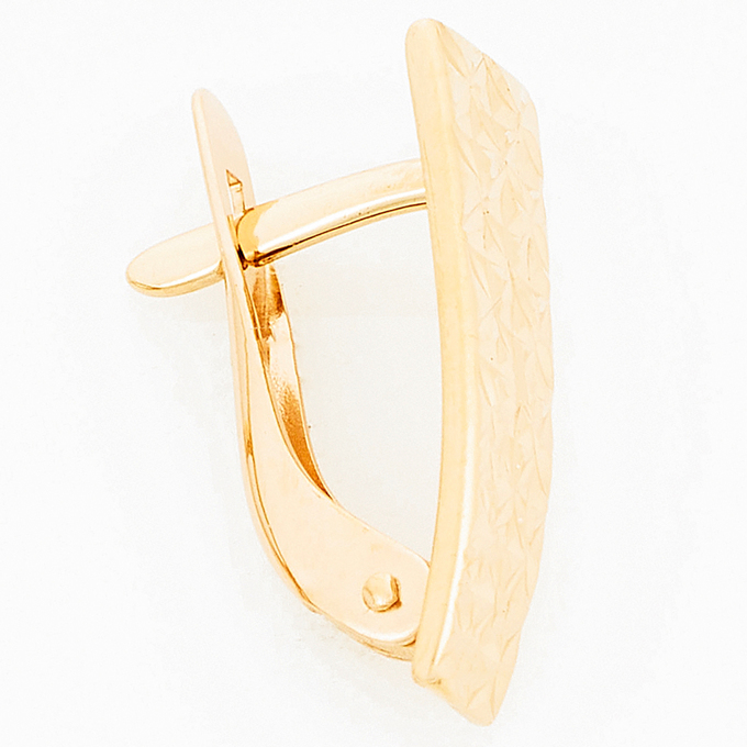 Серьги из красного золота 585 пробы