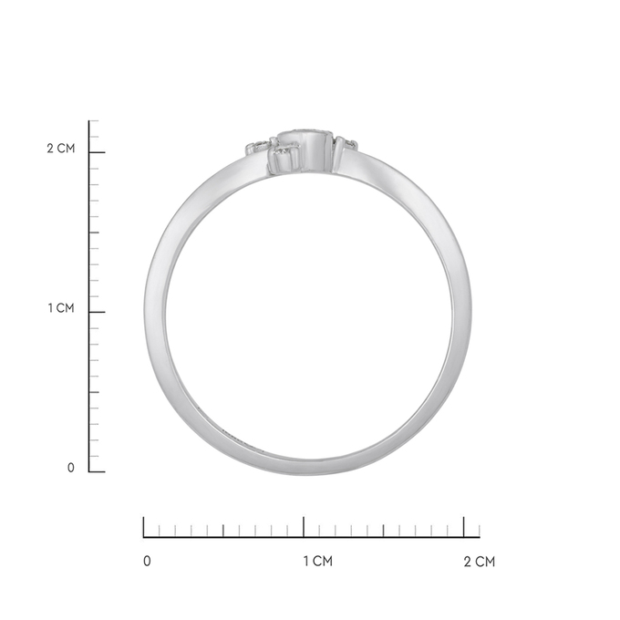 Кольцо из золота 585 пробы c бриллиантами, Л 0515 3063 за 42320