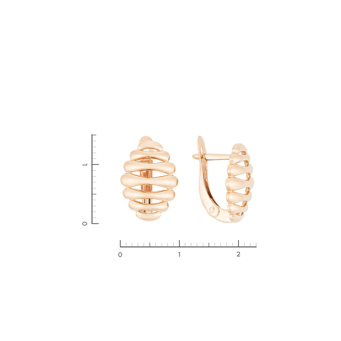 Серьги из золота 585 пробы