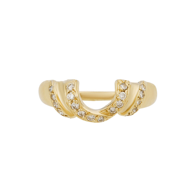 Кольцо из золота 585 пробы c бриллиантами, Л 2809 7928 за 41600