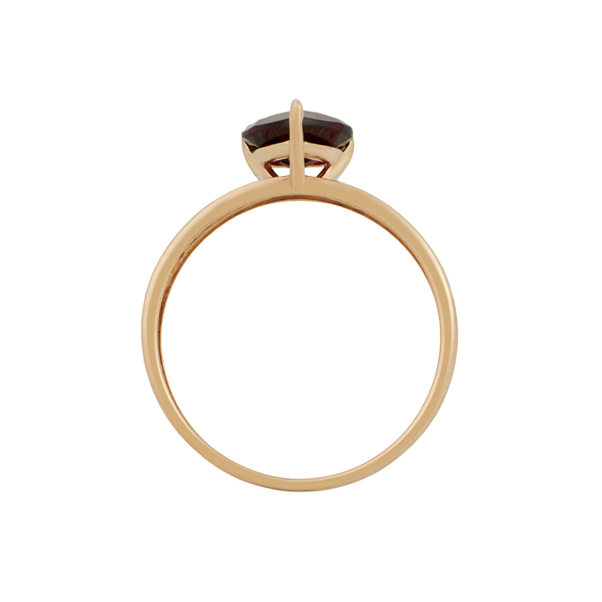 Кольцо из золота 585 пробы c гранатом и бриллиантами, Л 3506 7324 за 20720