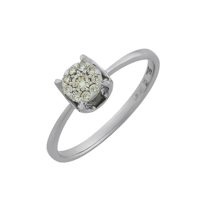 Кольцо из золота 585 пробы c бриллиантами, Л 5703 8081 за 23920