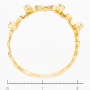 Кольцо из желтого золота 585 пробы c 4 бриллиантами Л60017943 фото 4