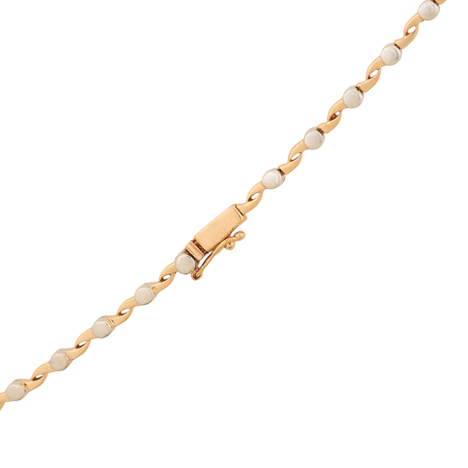 Колье из золота 585 пробы c бриллиантами