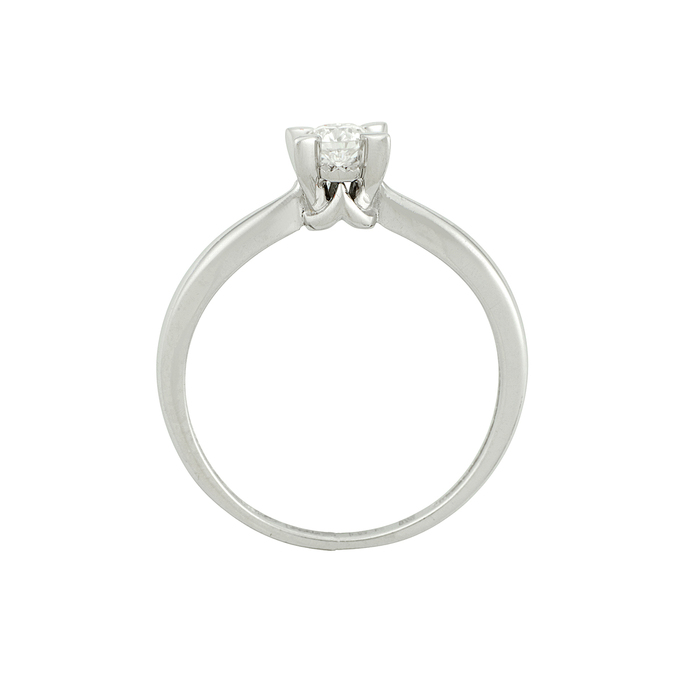 Кольцо из золота 585 пробы c бриллиантом, Л 1615 9140 за 28000