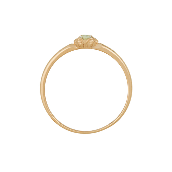 Кольцо из золота 585 пробы c бриллиантом, Л 0515 3133 за 18400