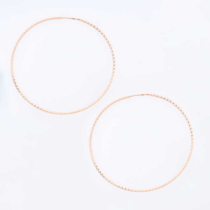Серьги из красного золота 585 пробы