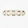 Кольцо из комбинированного золота 585 пробы c 5 бриллиантами Л22103359 фото 2