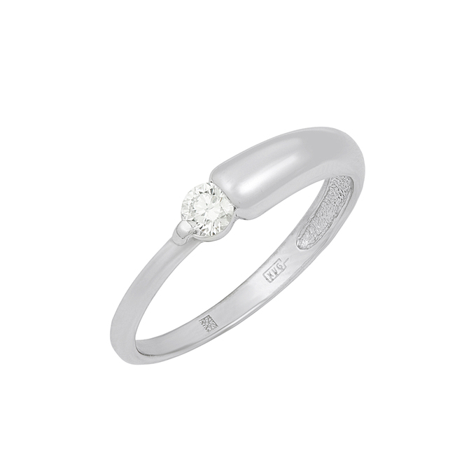 Кольцо из золота 585 пробы c бриллиантом, Л 6602 6819 за 29450