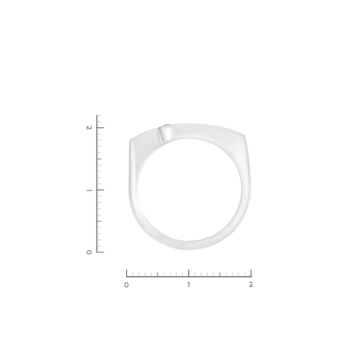 Кольцо из золота 585 пробы c 1 бриллиантом
